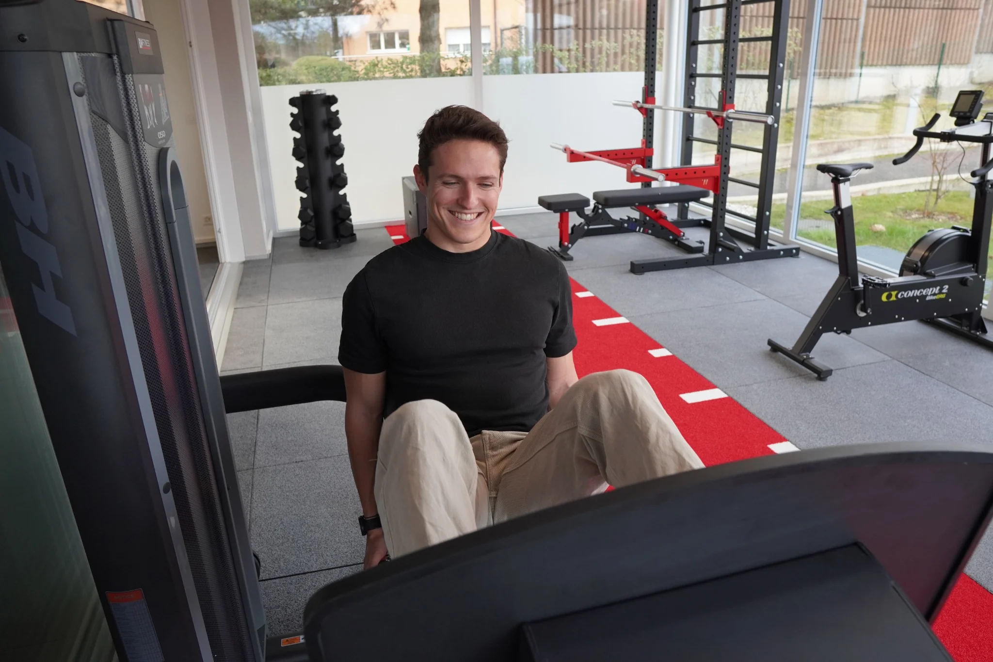 Salle de rééducation du cabinet SwissCab Physio à Saint-Sulpice, physiothérapie du sport et musculo-squelettique