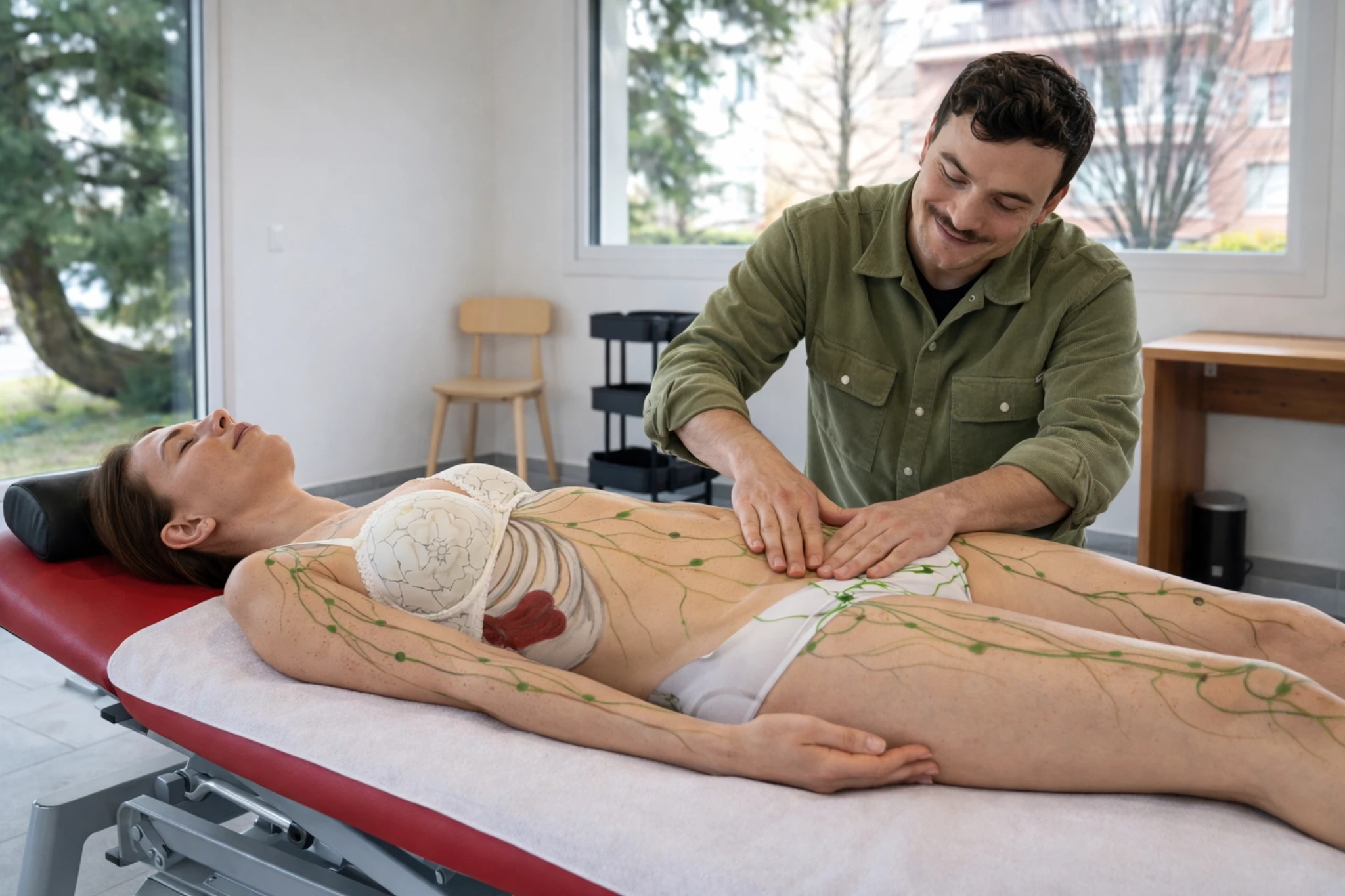 Physiotherapie drainage lymphatique